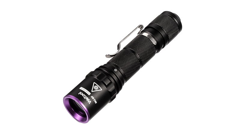Weltool Professional UV Flashlight 365nm Black Light Max. 2060mW High Power for Glue Curing, AC Leak Detector, Rocks and Mineral Glowing, Pet Urine Detector, Non Destructive Testing - Image 4